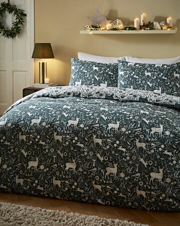 Linear Stags Duvet Cover Set