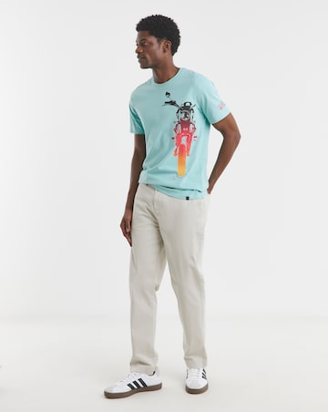 Joe Browns 2 Pack Graphic T-Shirts Long Length