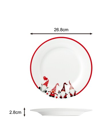 Waterside Nordic Gnome 12 Piece Dinner Set