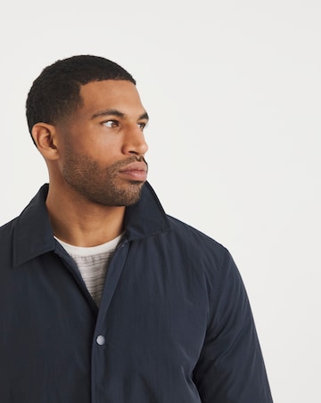 Navy Shower Resistant Lightweight Padded Jacket