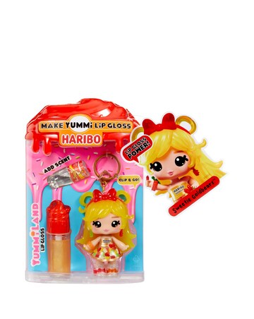 Yummiland x Licensed Sweets Lip Gloss Doll: Haribo Goldbears