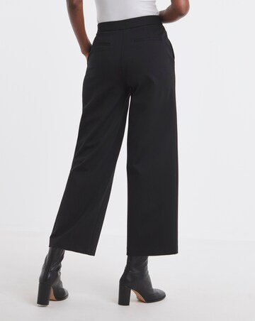 Black Ponte Straight Leg Trouser