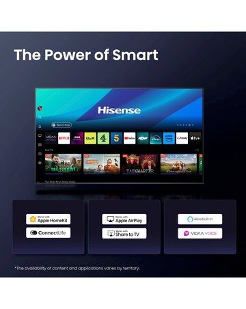 Hisense 75A6QTUK 75in 4K Ultra HD HDR LED Smart TV