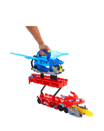 Hot Wheels City Ultimate Dual Dragon Transporter Playset