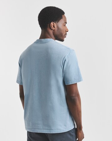 Union Garment Dyed Relaxed Fit T-Shirt- Blue