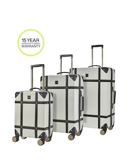 Rock Vintage 3pc Suitcase Set