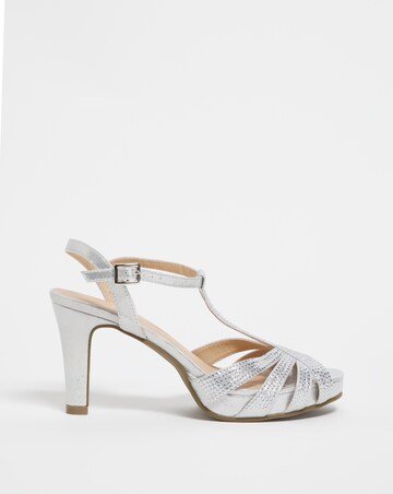 Joanna Hope T Bar Platform Sandal - Wide Fit (E)
