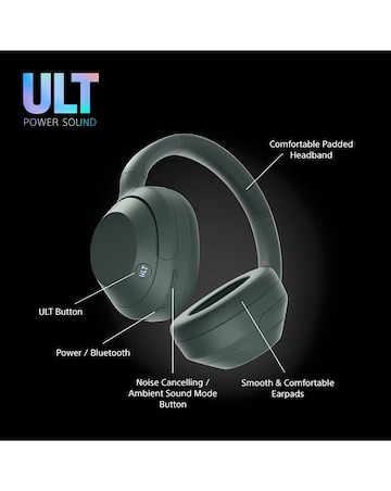 Sony ULT WEAR Wireless Over-Ear Headphones - Forest Grey