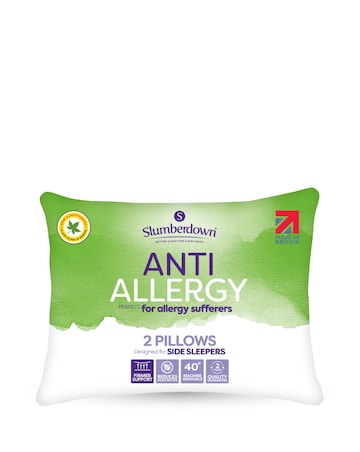 Slumberdown Anti Allergy Firm Pillows - 2 Pack