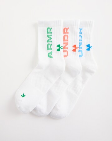 Under Armour 3-Maker Mid 3pk Crew Socks