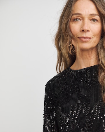Velvet Sequin Dress