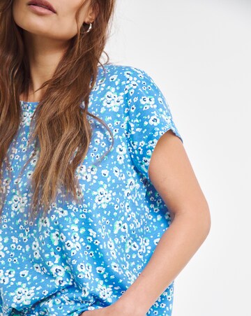 Joe Browns Jersey Pyjamas In a Bag Ditsy Print