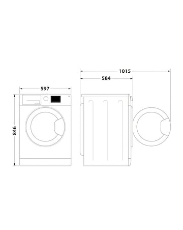 Indesit C YD A81 WWGL UK Air-Vented Tumble Dryer 8kg White + Install