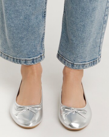 Selena Classic Flat Ballerina Shoes Wide E Fit Simply Comfort