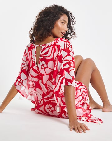 Magisculpt Shell Print Kaftan