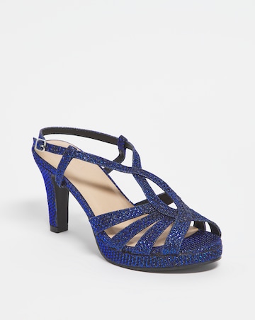 Joanna Hope Crossover Platform Sandal E Fit