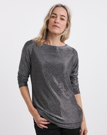 Slash Neck Longline Top