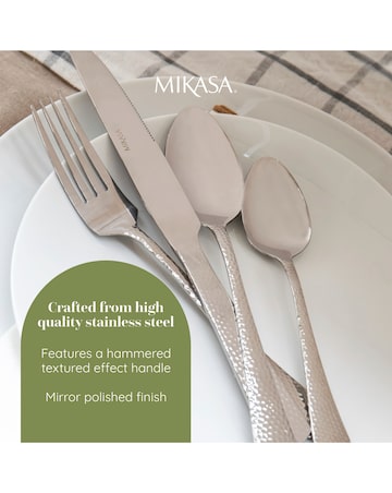Mikasa Broadway 16pc Stainless Steel Cutlery Set