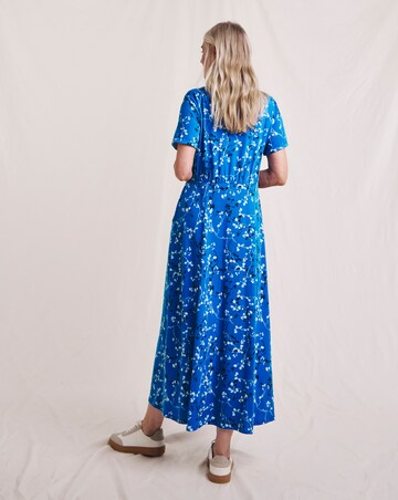 Julipa Button Through Jersey Midi Dress