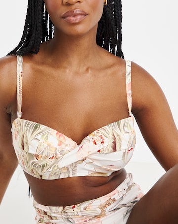 MAGISCULPT Twist Front Bandeau Underwired Bikini Top
