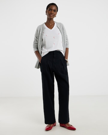 Candy Cane Embroidered T-Shirt