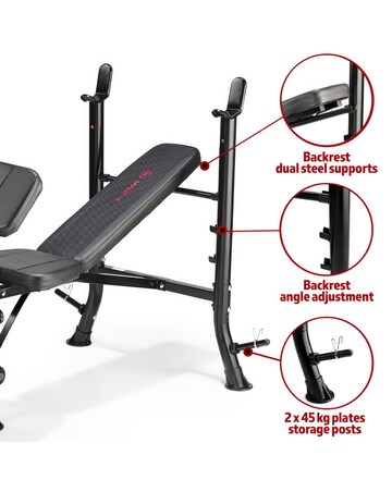 Marcy BE1000 Adjustable Workout Weight Bench