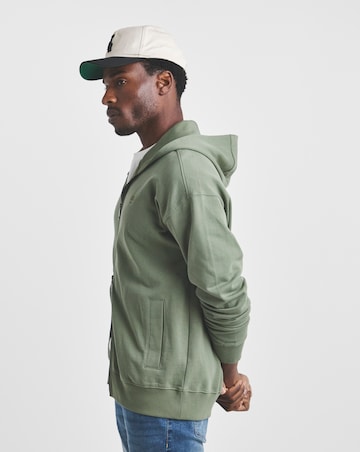 Union Full Zip Hoodie-Khaki