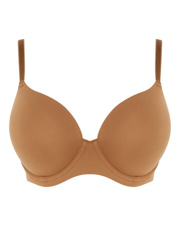 Feather Touch Moulded T Shirt Bra B-F - Nude 3