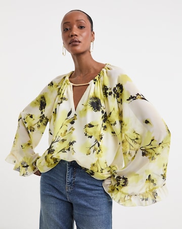 Joanna Hope Blouse With Neck Detail