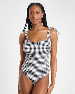 MAGISCULPT Firm Control Contour Me Shoulder Tie Swimsuit