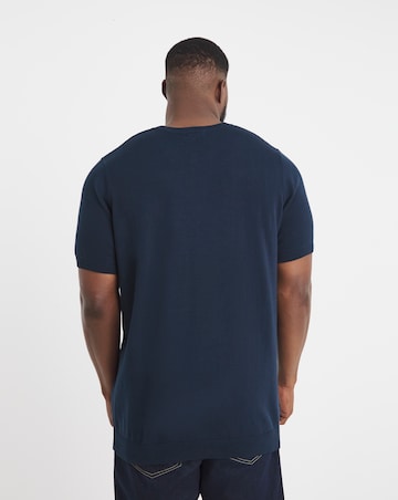Navy Knitted Shirt