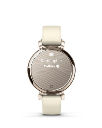Garmin Lily 2 Smart Watch - Cream Gold with Coconut Silicone Band