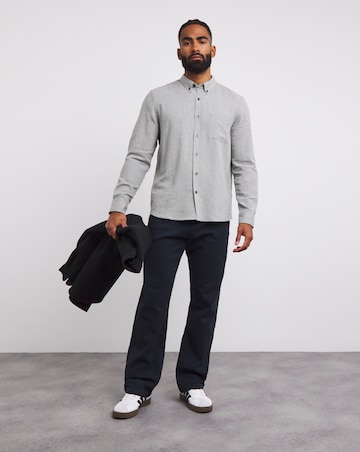 Long Sleeve Textured Shirt