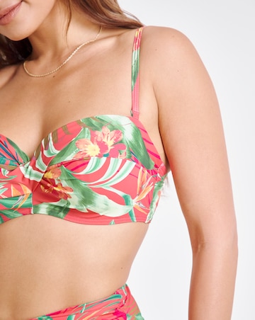 MAGISCULPT Twist Front Bandeau Underwired Bikini Top