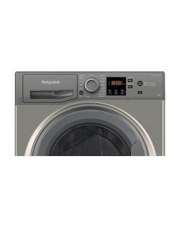 Hotpoint Anti-Stain NSWM 946 GG UK 9kg, 1400rpm Washing Machine - Graphite