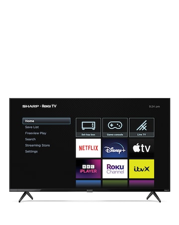Sharp 4T-C43GJ4225K 43in Smart UHD Roku LED TV