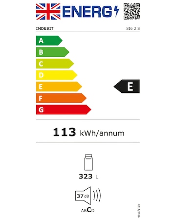 Indesit SI6 2 S 183cm Tall Fridge - Silver