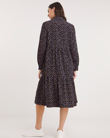 Julipa Printed Cord Shirt Dress