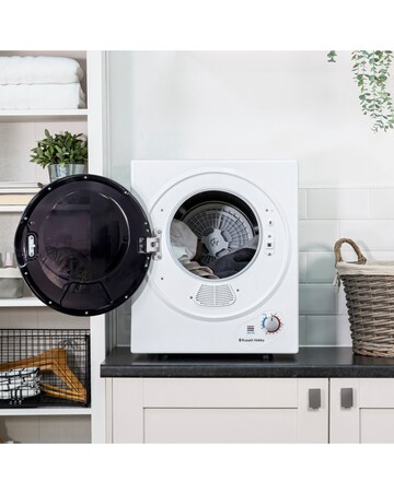 Russell Hobbs RH3VTD800 2.5kg Compact Vented Tumble Dryer - White