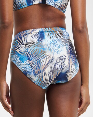 Fantasie Seraya Sands Gathered High Waist Bikini Brief Denim