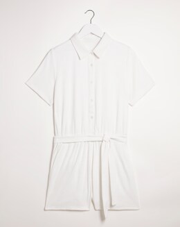 Cotton Towelling Playsuit