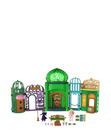 Wicked Emerald City Small Doll Playset with 5 Play Spaces & 15 Accessories
