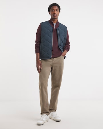Onion Quilt Zip Through Gilet