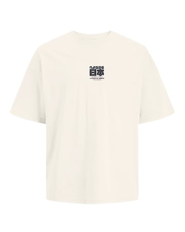 Jack & Jones Cherry Back Graphic T-Shirt - White