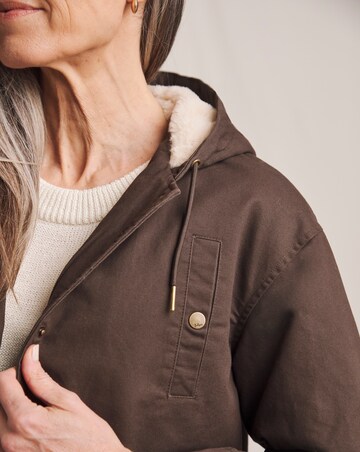 Julipa Pure Cotton Waxed Hooded Jacket