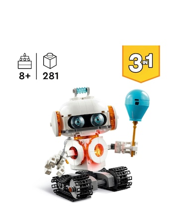 LEGO Creator 3in1 Space Robot Toy Science Playset 31164