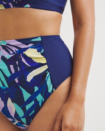 Leaf Mix and Match High Waist Bikini Bottoms