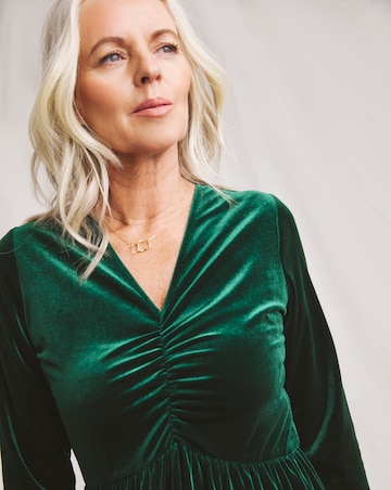 Julipa Velour Midi Dress