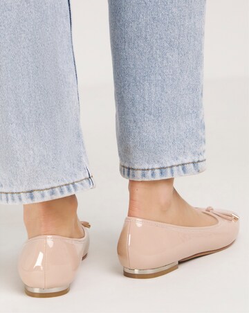 Eva Square Toe Ballerina Shoes Wide E Fit Simply Comfort