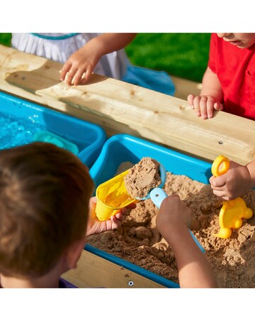 Tp Deluxe Wooden Picnic Table Sandpit